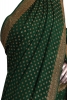 Pure Handloom Zari Butta Banarasi Crepe Silk Saree